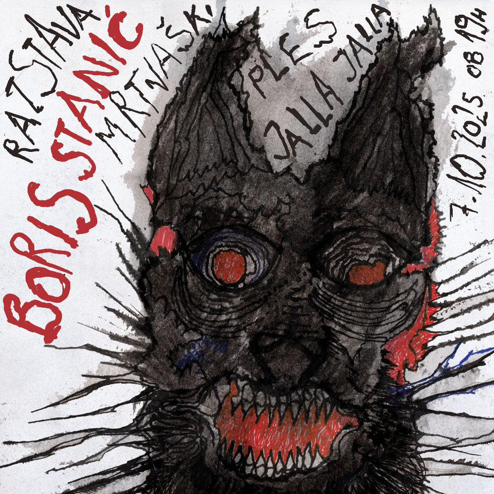 Naslovnica razstave - Mrtvaški ples - Boris Stanić.