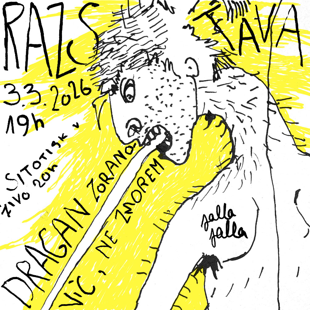 Naslovnica razstave - Ne zmorem - Dragan Zoranović