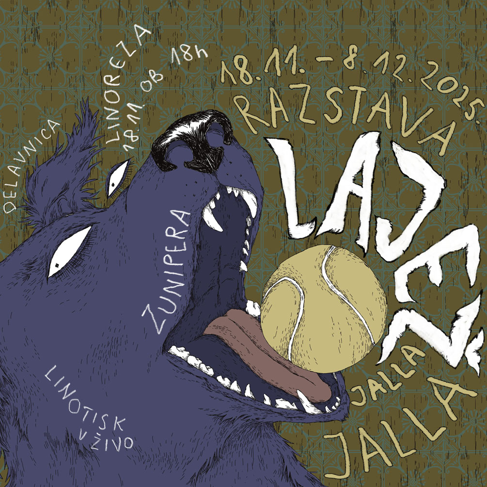 Naslovnica razstave - Lajež - Zunipera.