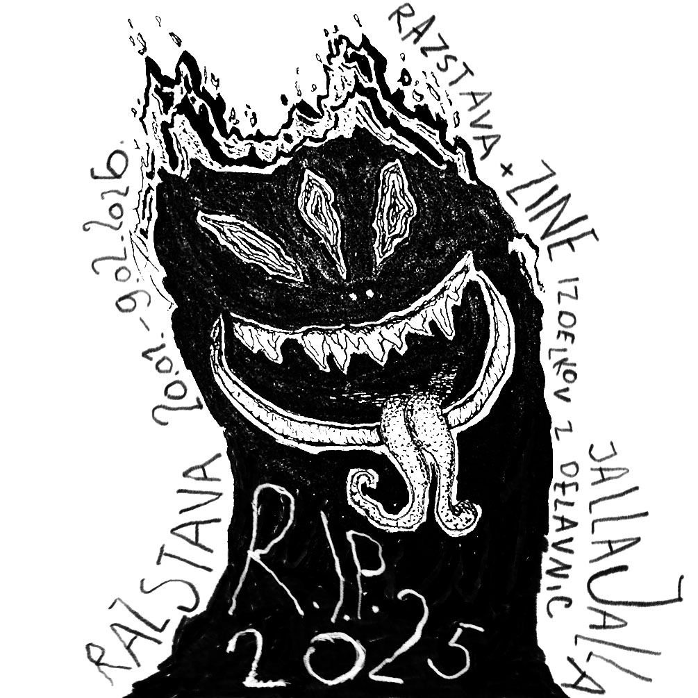Naslovnica razstave - R.I.P. 2025.