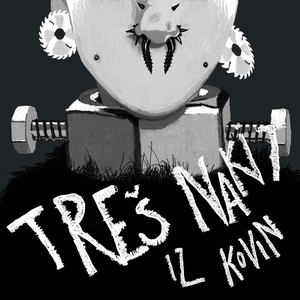 Naslovnica likovne delavnice - Treš nakit iz kovin.